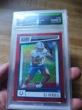 2022 Score - Rookies CJ Verdell #392 Red Dots /499 (RC)