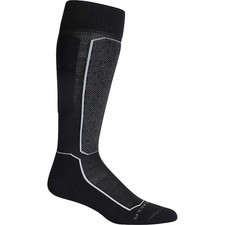 Icebreaker L72810 Mens Black Ski Light Over the Calf Socks Size L 11-12.5