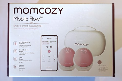 #ad Momcozy Mobile Flow M9 Hands Free Dual Double Electric Cordless Breast Milk Pump C $218.95