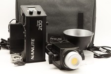 Near Mint Nanlite Forza 200 Daylight LED Monolight with Accessories  Case 49696
