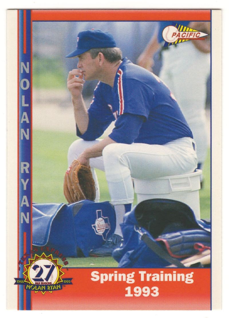 1993 Pacific Texas Express #247 Nolan Ryan Texas Rangers
