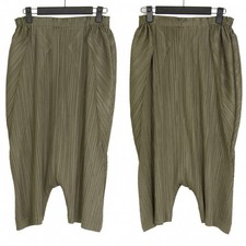PLEATS PLEASE Dropped Crotch Pants Size 3 K-108881 