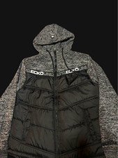 Ecko Unltd. Mens Colorblock Puffer Jacket Ful...