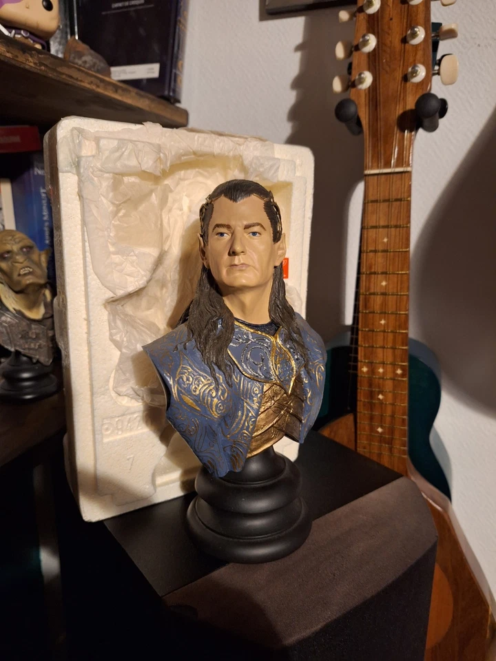 Buste Sideshow Gil-Galad LOTR Seigneur des anneaux Lord of the rings - Photo 4/4