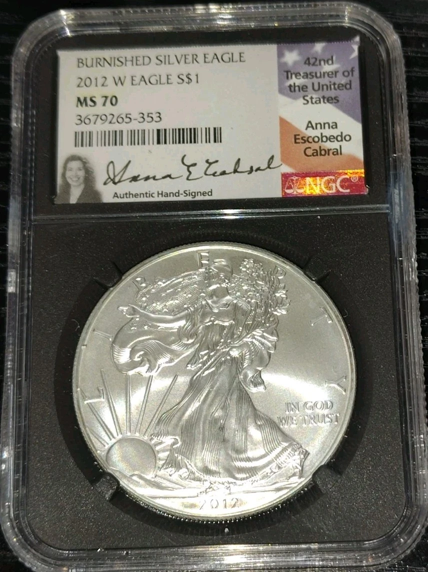 American Eagle MS 70 Graded 2012 Silver Bullion Coins for sale | eBay