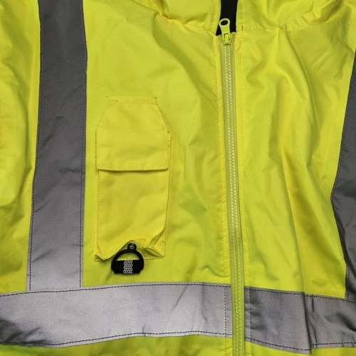 Portwest S427 Hi-Vis Breathable 7-in-1 Traffic Jacket / Vest Waterproof XL image 2