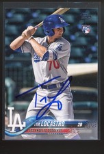 2018 Topps TIM LOCASTRO Signed Card autograph auto DODGERS