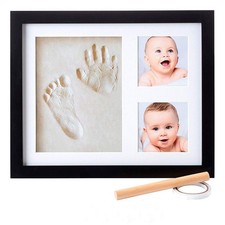 Little Hippo Baby Handprint Footprint Keepsake Kit - Newborn Girl Boy Gift