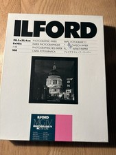 Ilford Multigrade IV GLOSSY Photo Paper 8 x 10", 100 Sheets. UNOPENED  NOS.