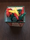 35 Red Green & Yellow Chili Pepper Lights Green Wire House Decorative — photo 4