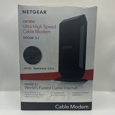 NETGEAR CM1000 DOCSIS 3.1 Cable Modem Xfinity Spectrum Cox Compatible Never USED