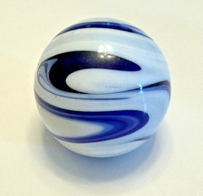Vtg Glass Red Swirl Agate Marble Shift Knob Ford Flathead Hot Rod Scta Trog