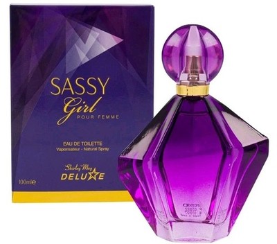 SASSY GIRL women's boutique designer EDT perfume 3.4 Oz by Shirley May Deluxe