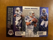2020 Panini Mosaic Flea Flicker Peyton Manning, Reggie Wayne Edgerrin James #FF9