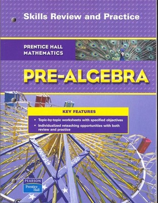Prentice Hall Math Pre-Algebra Skills and Concepts Review Blackline Masters ...