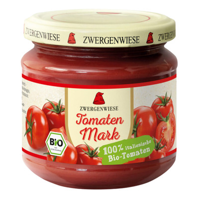(15,38 EUR/kg) Zwergenwiese Bio Tomatenmark 12x 200g