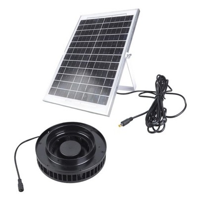 Daylight Operated 430CFM Roof Ventilation Fan Solar Powered Kit for Pet Houses