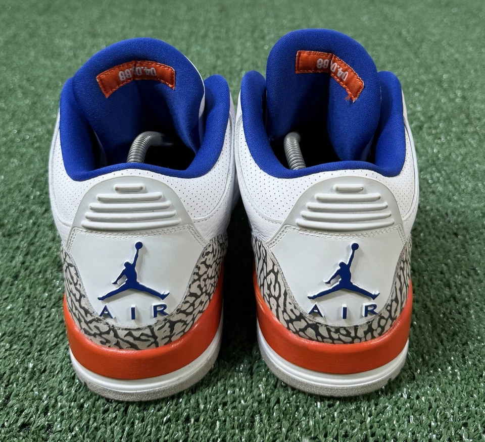 Air Jordan 3 III 2019 retro NY New York Knicks 136064-148 para hombre talla 11,5 - excelente Foto 4 de 4