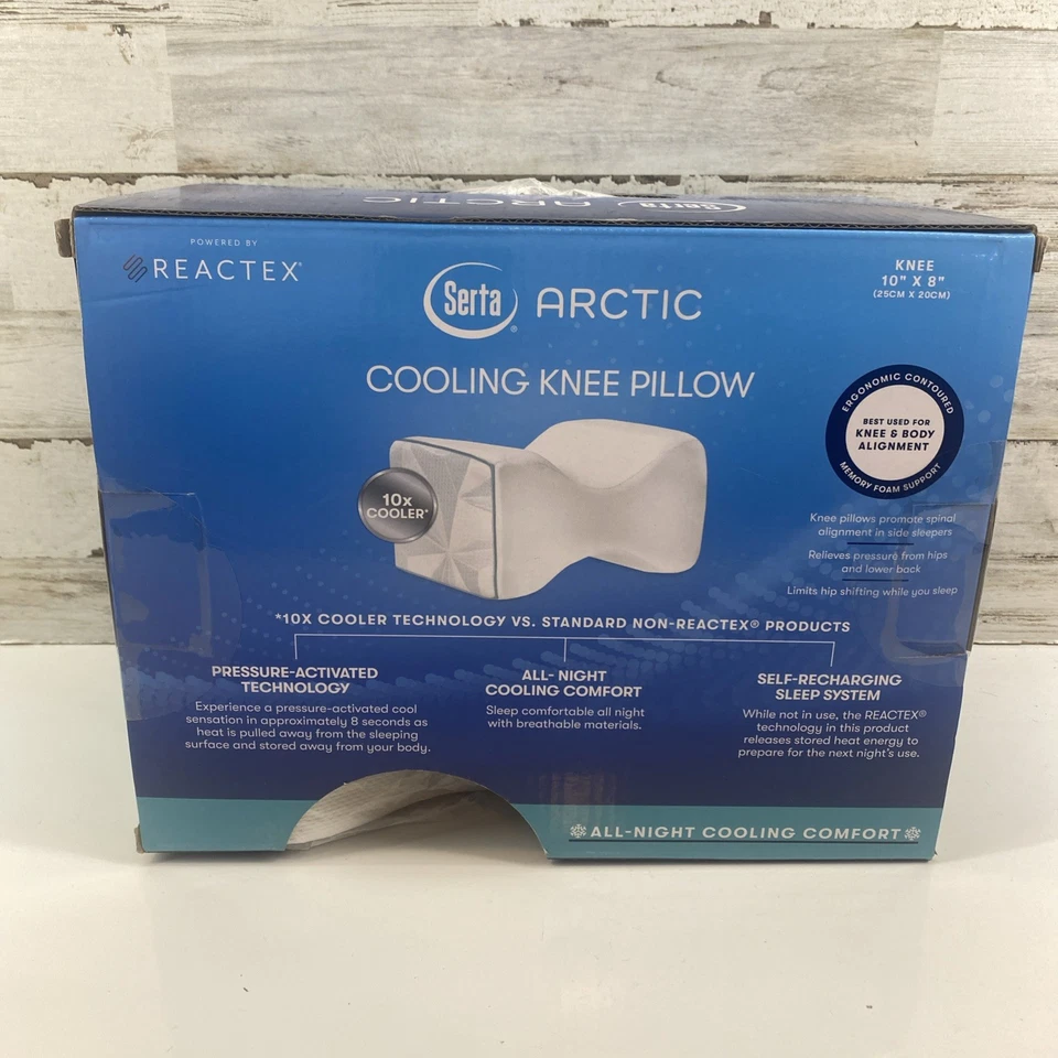 Almohada de rodilla de enfriamiento Serra para durmientes laterales, almohada de rodilla, almohada para piernas, dolor de cadera Foto 4 de 4