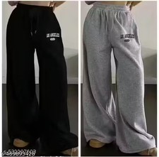 Women's sport and Activewear Bottoms/women lower/Trackpant/women plazzo pack 2