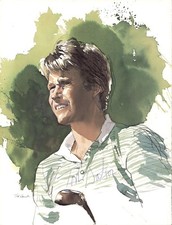 TOM WATSON - ILLUSTRATION SIGNED