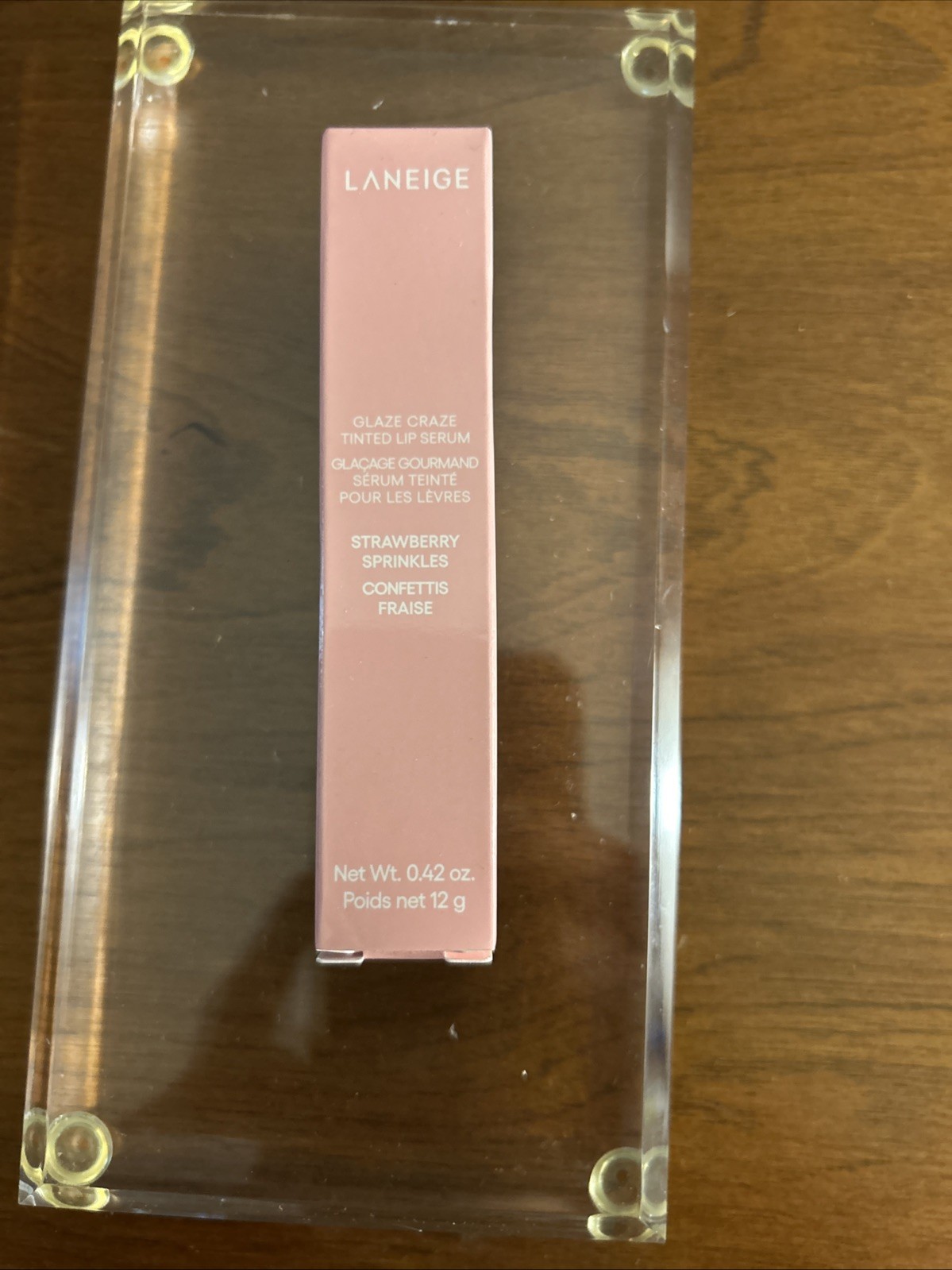 Laneige Glaze Craze Tinted Lip Serum STRAWBERRY SPRINKLES - Full Size Boxed