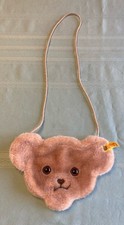 Steiff Teddy Bear Purse Light Brown w/Button in Ear  Made in Western Germany
