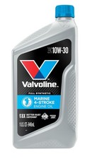 Valvoline 4-Stroke Marine Full Synthetic Outboard Motor Engine Oil 1 Quart