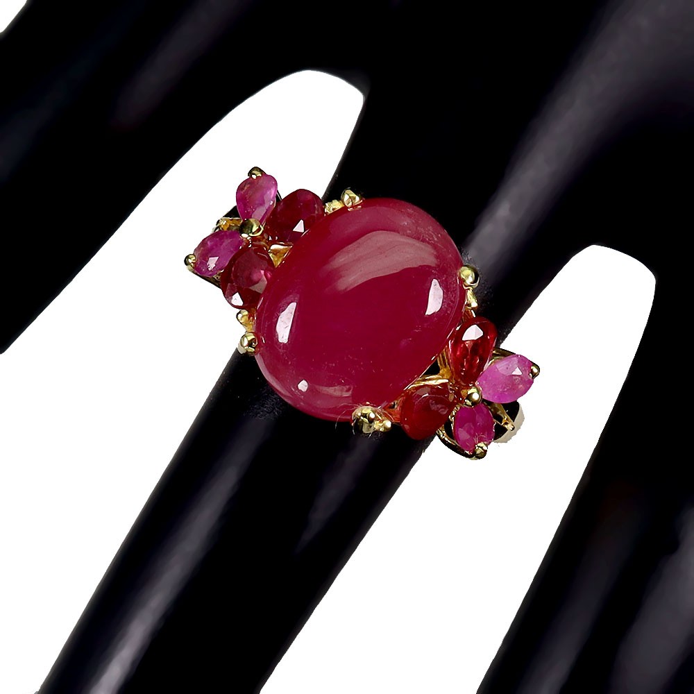 Ruby Jewe 925 Sterling Silver Ring Oval Ruby 12x9mm Ruby Natural Gemstone Jewelry ...