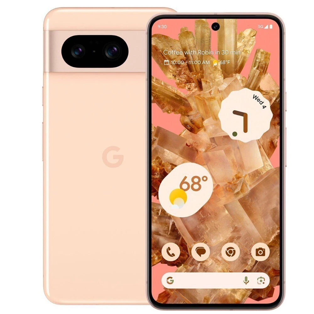 Google Pixel 8 5G Smartphone 6.2"" 128GB Mobile Phone Unlocked Rose Excellent