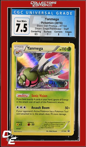 Yanmega graded CGC 7.5 for sale on eBay