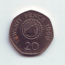 GUERNSEY - 20 Pence - Elizabeth II 1999 - Copper-nickel • 5 g • ⌀ 21.4 mm