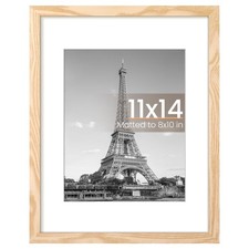 upsimples 11x14 Picture Frame, Wall Decor Photo Frames, 11x14, Natural Style