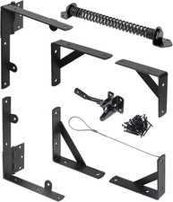 Fence Gate Kit Gate Hardware, 1 Set Anti Sag Gate Kit Gate Frame Cornor Brackets
