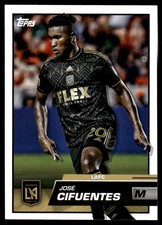 José Cifuentes 2023 Topps MLS #86 Los Angeles FC Soccer READ FREE SHIPPING