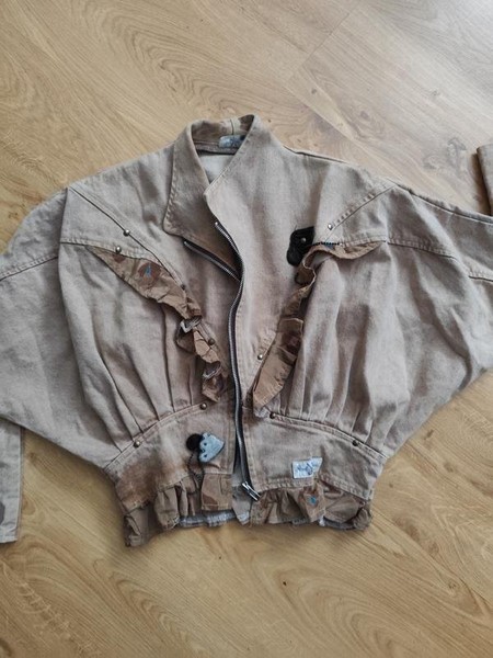 Women Paulo Due Jacket Brown Denim 36