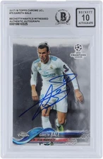 Autographed Gareth Bale Real Madrid C.F. Card Item#14357590 COA