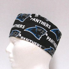Carolina Panthers Mens Scrub Hat, Surgical Cap, Skull Cap, Chemo Cap, One Size
