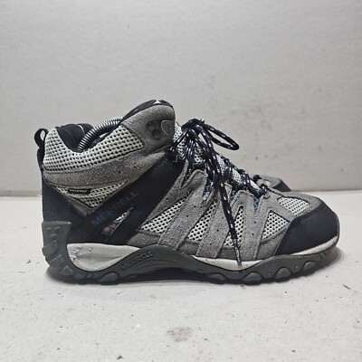 Merrell DAMEN ACCENTOR WANDER CAMPING STIEFEL GRAU/SCHWARZ GRÖßE UK7 EU40,5 