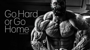 Go Hard Or Home Exercise Workout Forging Silk Poster Wallpaper Exercise Workout Forging