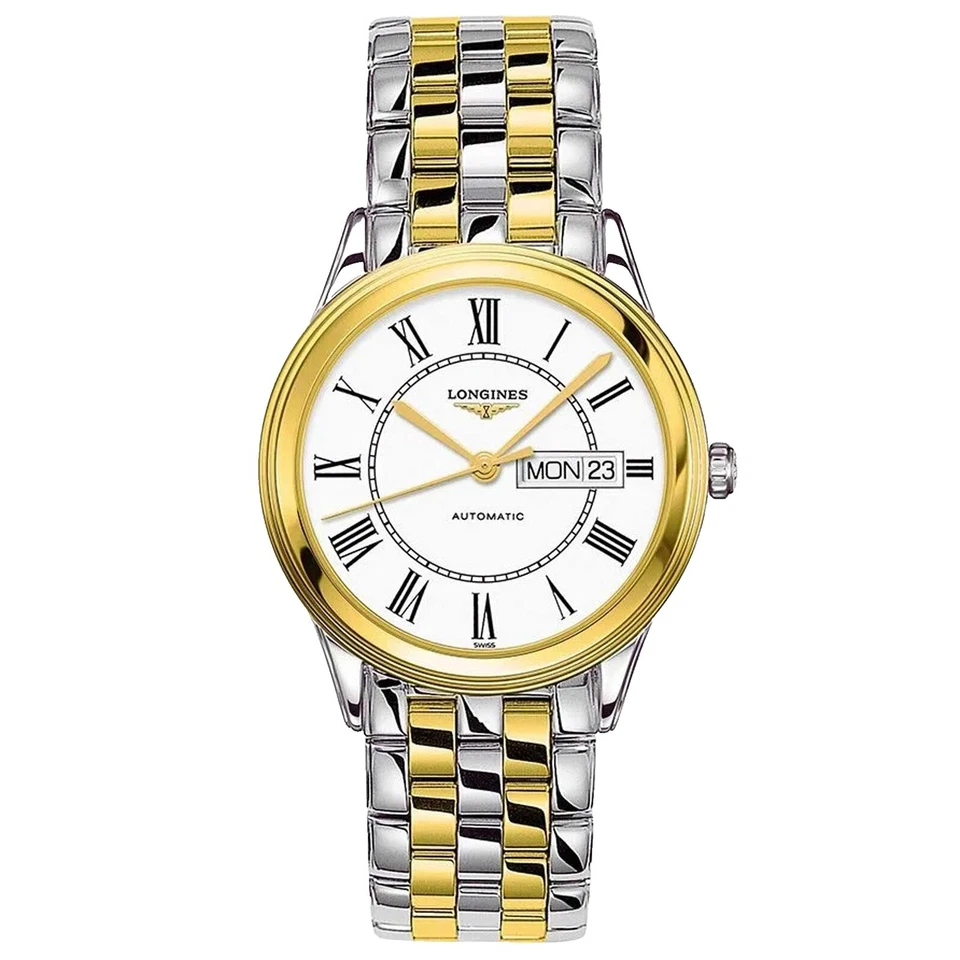 Relojes de pulsera banda de oro Longines Flagship