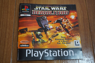 Star Wars Demolition Sur PS1 – Complet, Boîtier Et Livret – Très Bon état