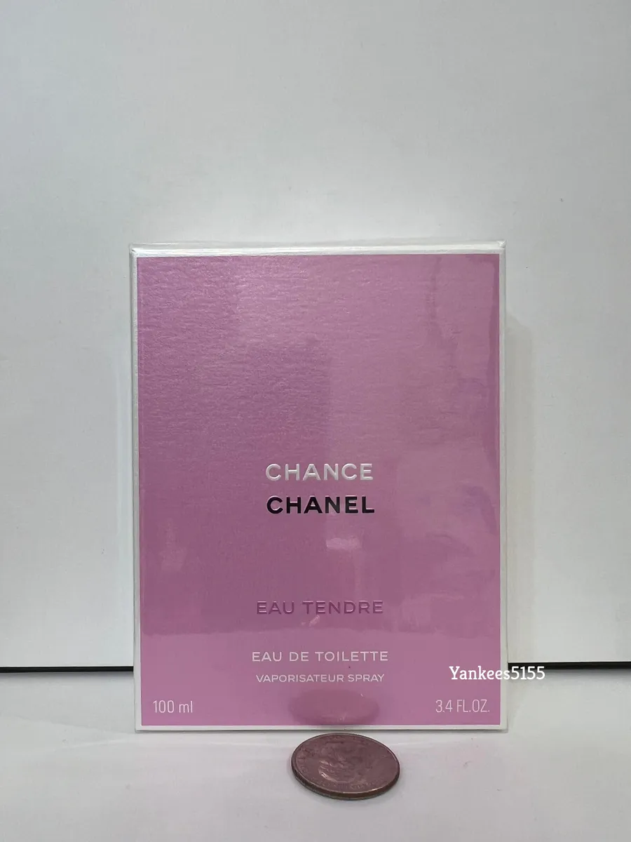 NIB Chanel Chance Eau Tendre EDT Eau de Toilette Spray 100ml / 3.4oz SEALED