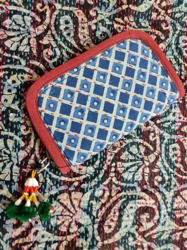 Kantha Geldbörse Geldbörse Tasche Banjara Stickerei Großhandel Posten 20 Stück - Bild 8 von 9