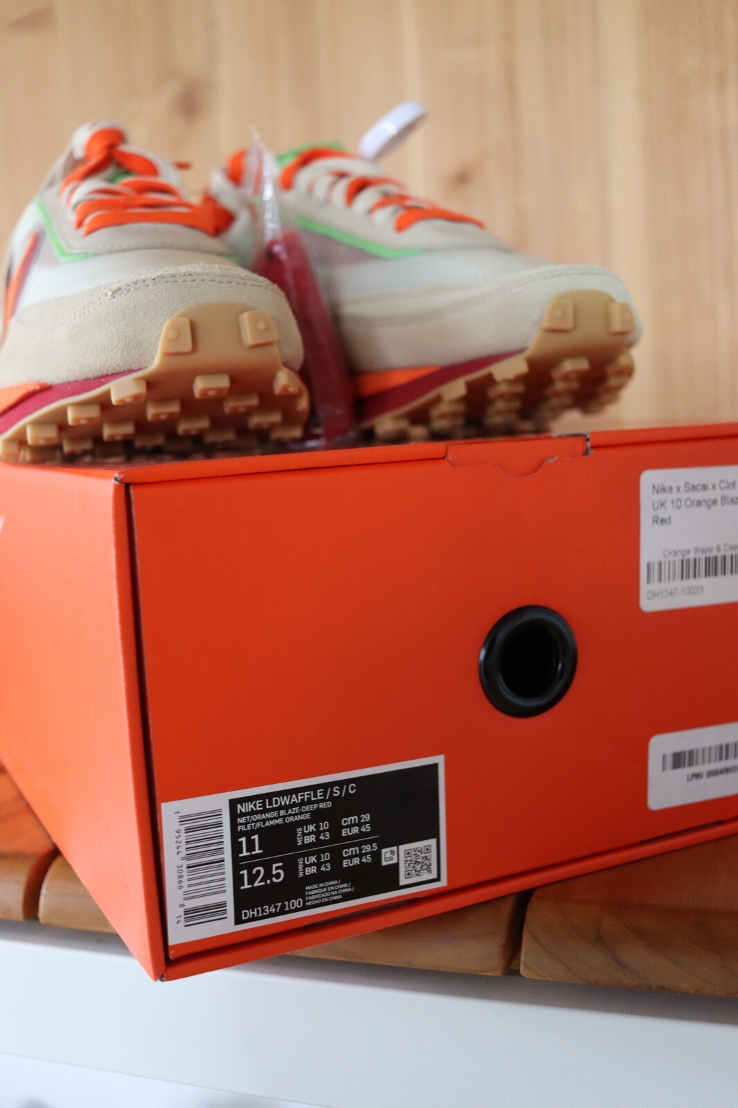 SACAI X NIKE Nike sacai x Clot x LDWaffle 'Net Orange Blaze' SKU: DH1347 100 taglia 11