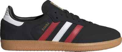 Size 10.5 - adidas Samba OG Black White Scarlet IG1824
