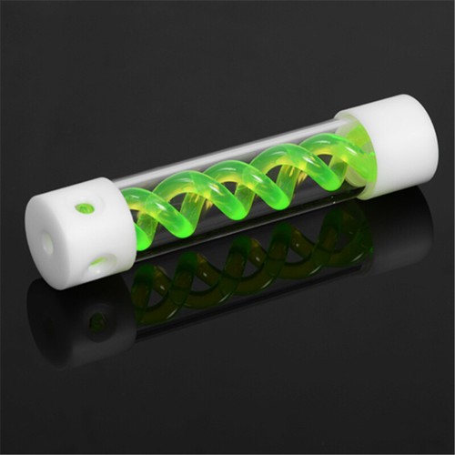 DIY T Virus Spiral Body Test Tube Water-cooled Computer Case Water Cooling Tank - Afbeelding 14 van 30