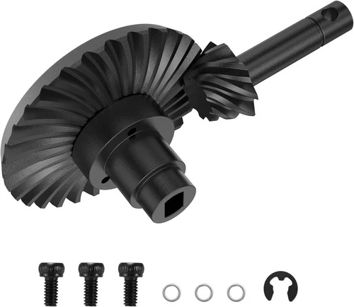 8/30T Overdrive Helical Gear Set Front Rear Axles Steel Alloy for SCX10 II Upgra