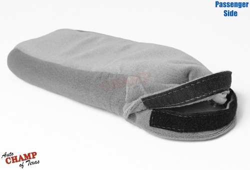 1999-2003 Ford F150 XLT -Passenger Side Replacement Cloth Armrest Cover Gray - Picture 9 of 12