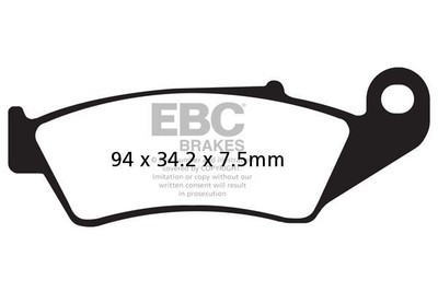 MEXITAL One pair Ceramic Motorbike Brake Pads Front for CR 125 R /// CR 250 R/ 02-17 04-17 // CRF 450 R//X/ 02-07 // CRF 250 R//X/